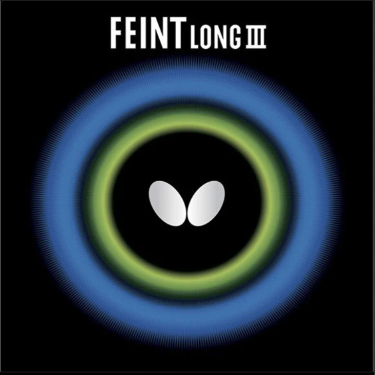 BUTTERFLY TABLE TENNIS RUBBER FEINT LONG III, RED, 1.3, , large image number null